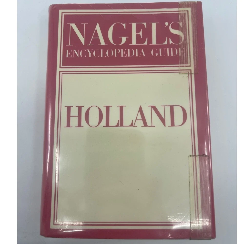 Nagels Encyclopedia Guide Holland 1968 4th Ed Vintage Travel Book Foldout Maps